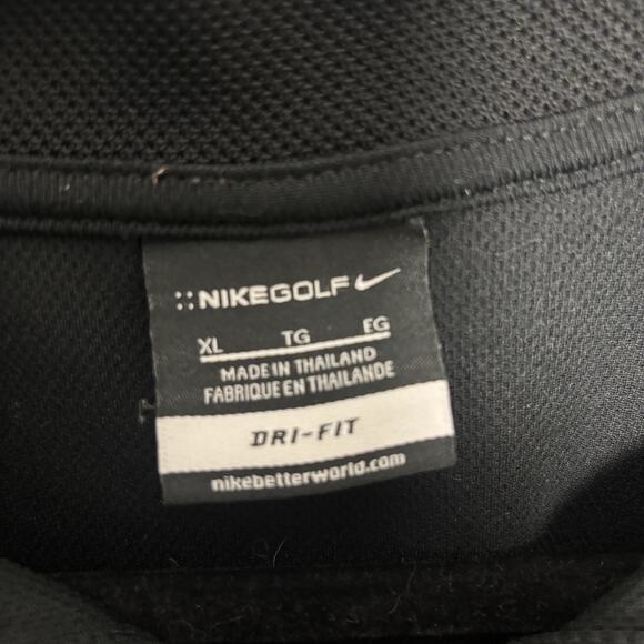 Nike EMC2 Men’s XL Golf Shirt Black Gift Nerd Dad Collar Polo Science Physics - Picture 3 of 7